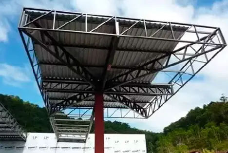 Estruturas Metálicas - Posto de Combustível